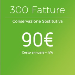 Conservazione Sostitutiva 300 Fatture