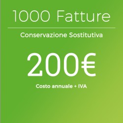 Conservazione Sostitutiva 1000 Fatture